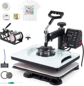 VEVOR Transferpresse 29x38cm 5-in-1 Sublimationsmaschine 1000W Heißpresse im Test